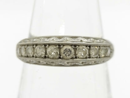 D0.46ct Pt 5.5g Ring 