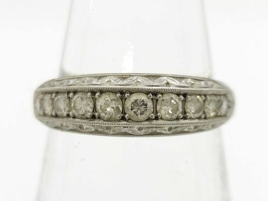 D0.46ct Pt 5.5g Ring 