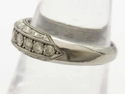 D0.46ct Pt 5.5g Ring 