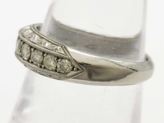 D0.46ct Pt 5.5g Ring 