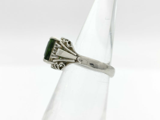 TL3.40ct D0.08ct Pt900 6.7g Ring 