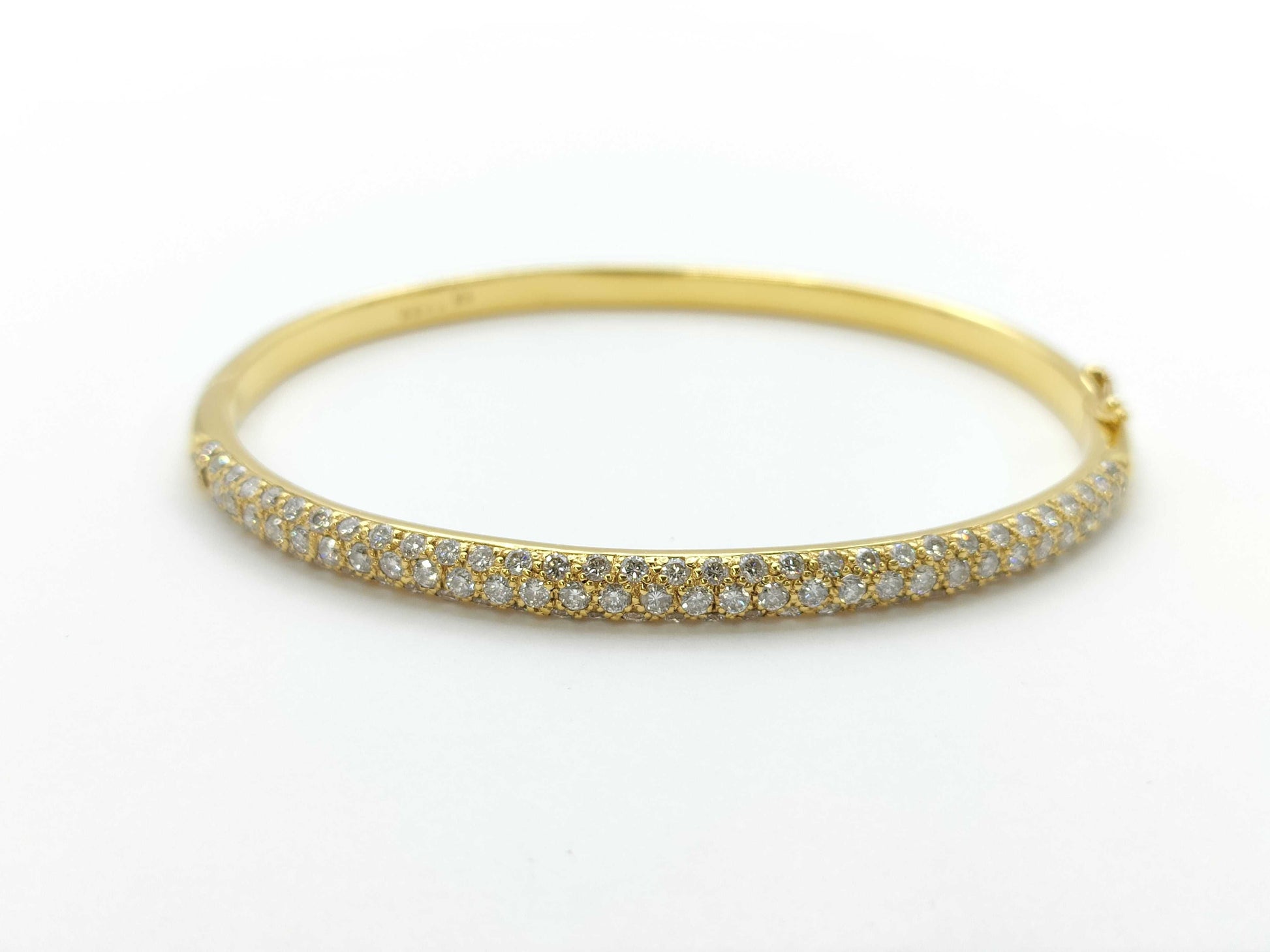 D2.03ct K18 17.3g Bracelet/Bangle 
