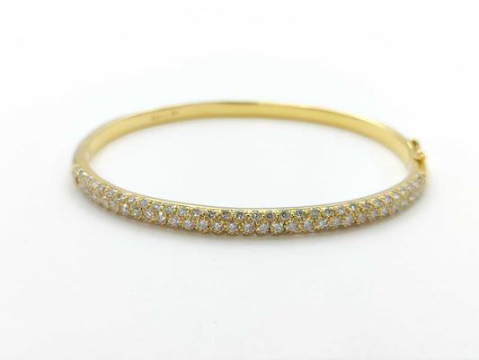 D2.03ct K18 17.3g Bracelet/Bangle 