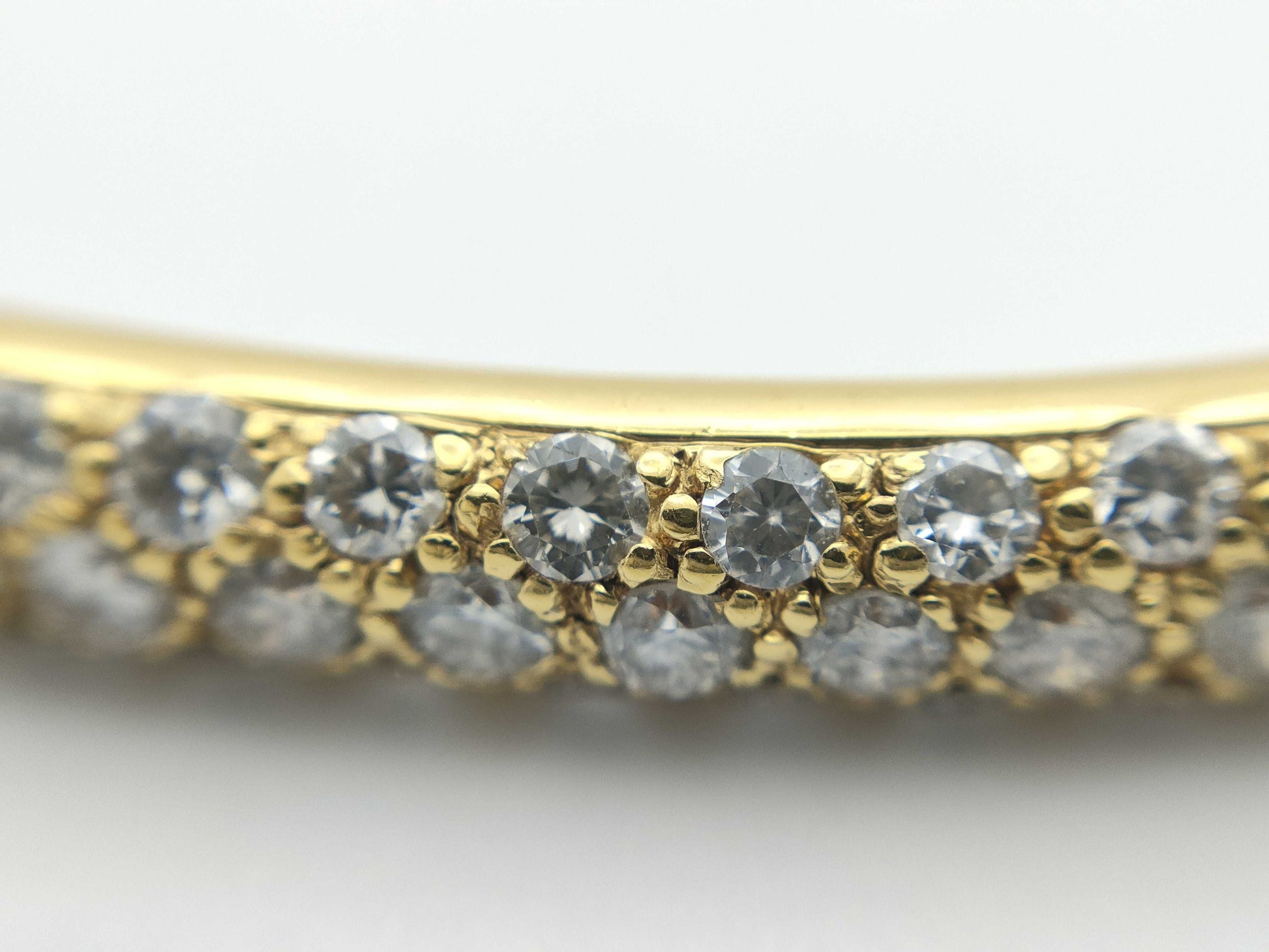 D2.03ct K18 17.3g Bracelet/Bangle 