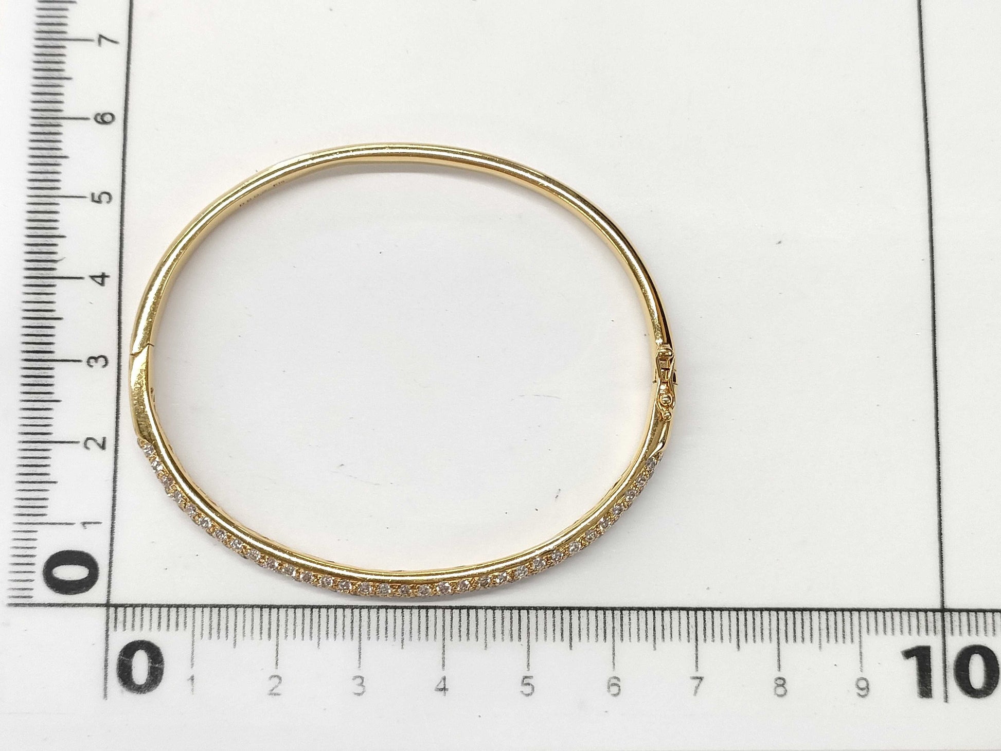 D2.03ct K18 17.3g Bracelet/Bangle 