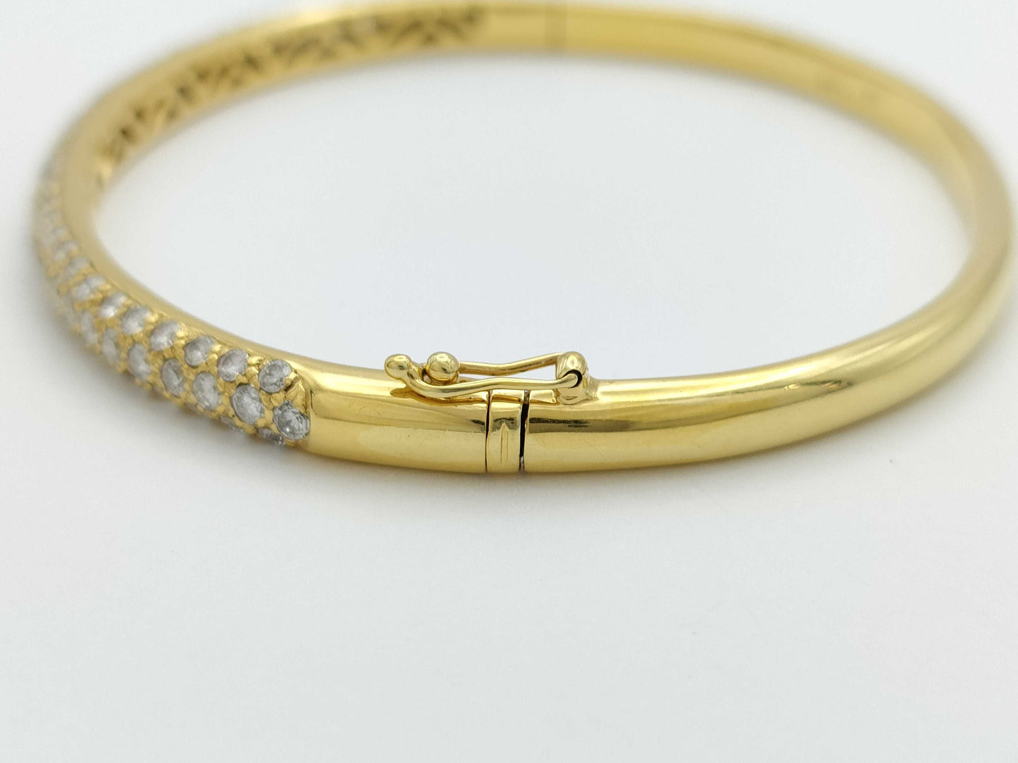 D2.03ct K18 17.3g Bracelet/Bangle 