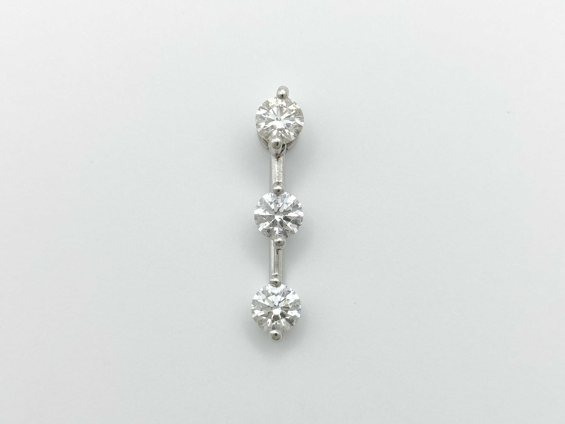 D0.315/0.330/0.355ct Pt900 2.0g Pendant Top 