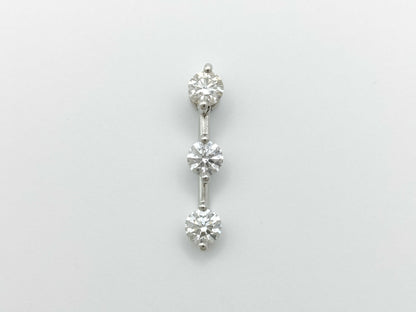 D0.315/0.330/0.355ct Pt900 2.0g Pendant Top 