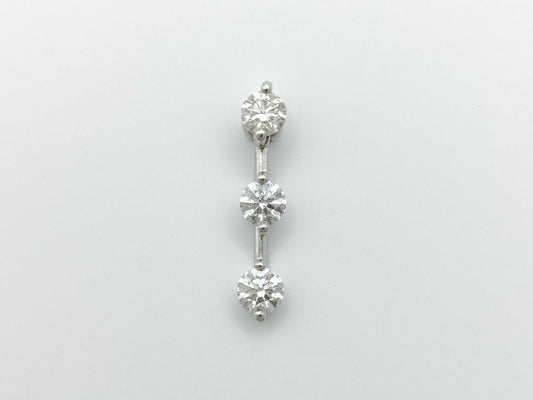 D0.315/0.330/0.355ct Pt900 2.0g Pendant Top 