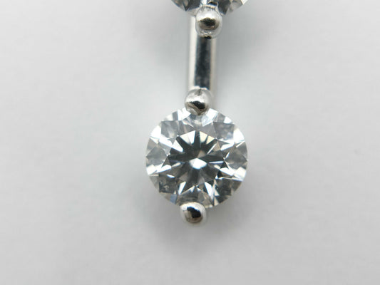 D0.315/0.330/0.355ct Pt900 2.0g Pendant Top 