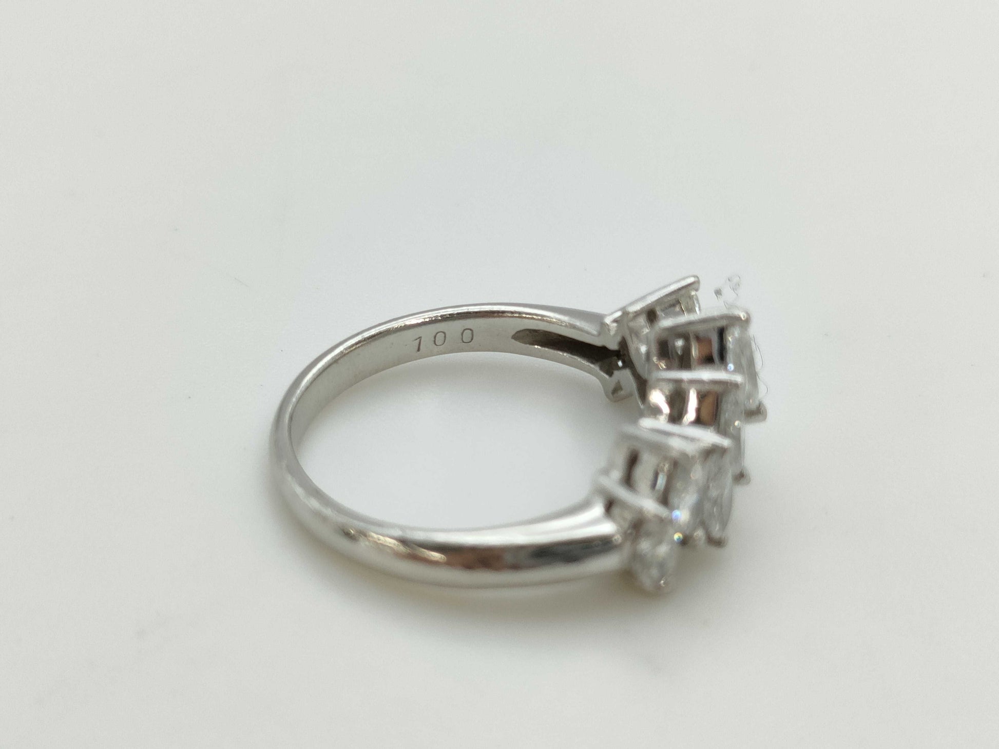 D1.00ct PT900 5.2g Ring 
