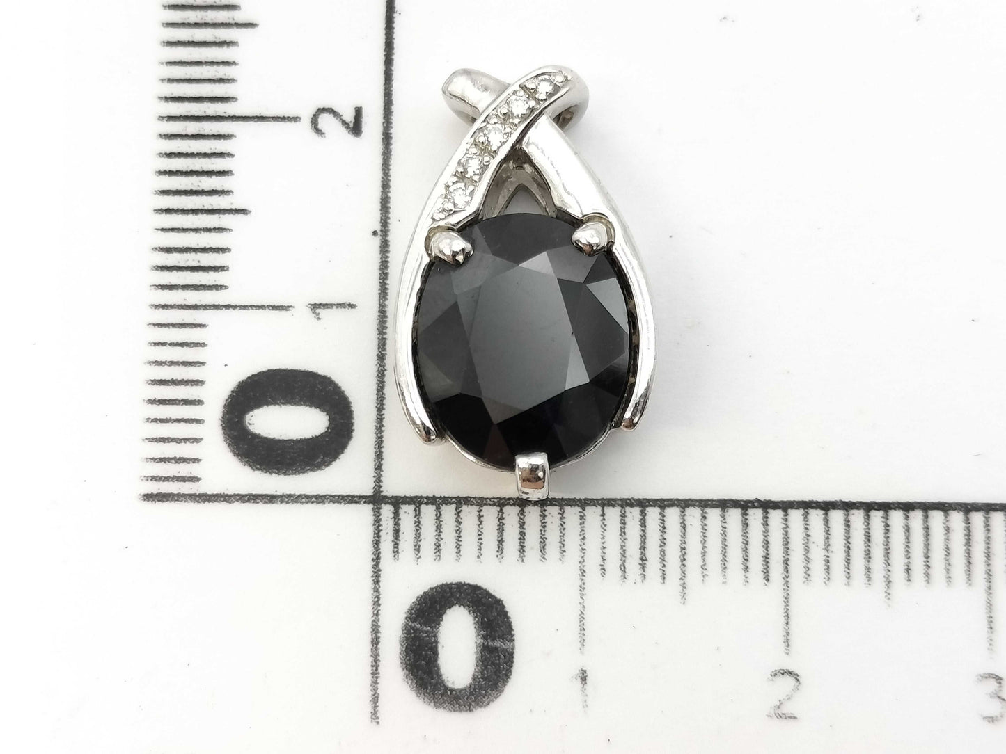 S 5.00ct D 0.04ct Pt900 6.8g Pendant Top 