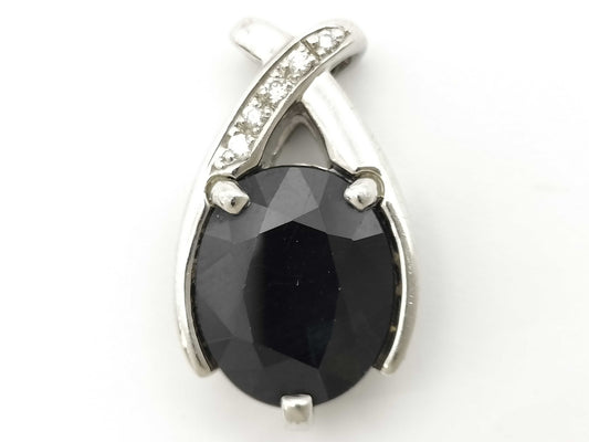 S 5.00ct D 0.04ct Pt900 6.8g Pendant Top 