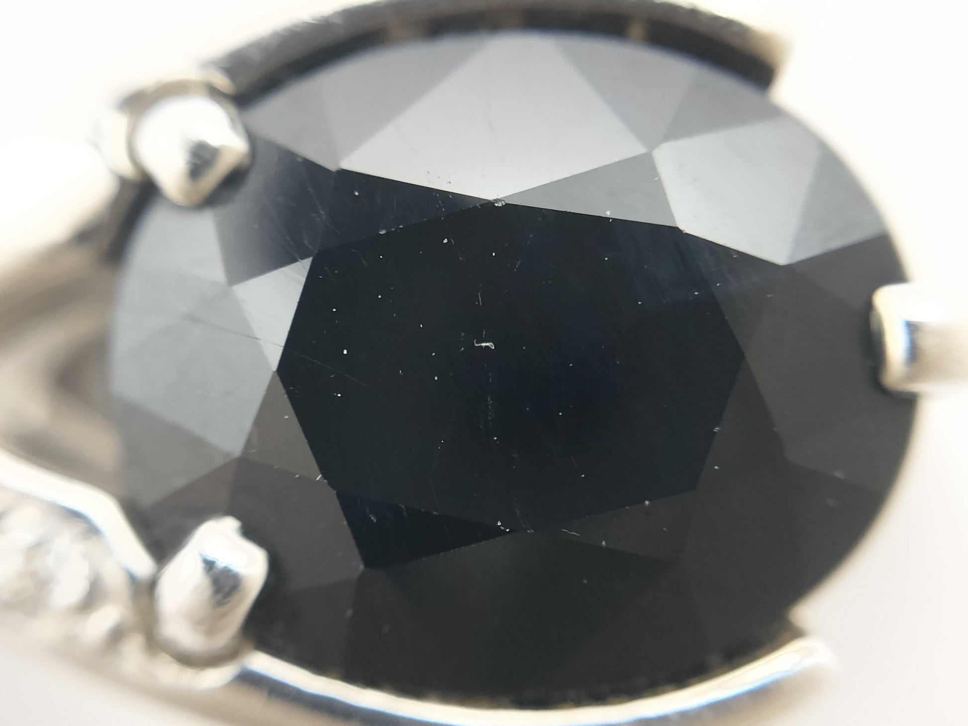 S 5.00ct D 0.04ct Pt900 6.8g Pendant Top 