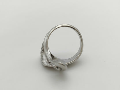 D0.154/0.47ct Pt900 14.1g Ring 