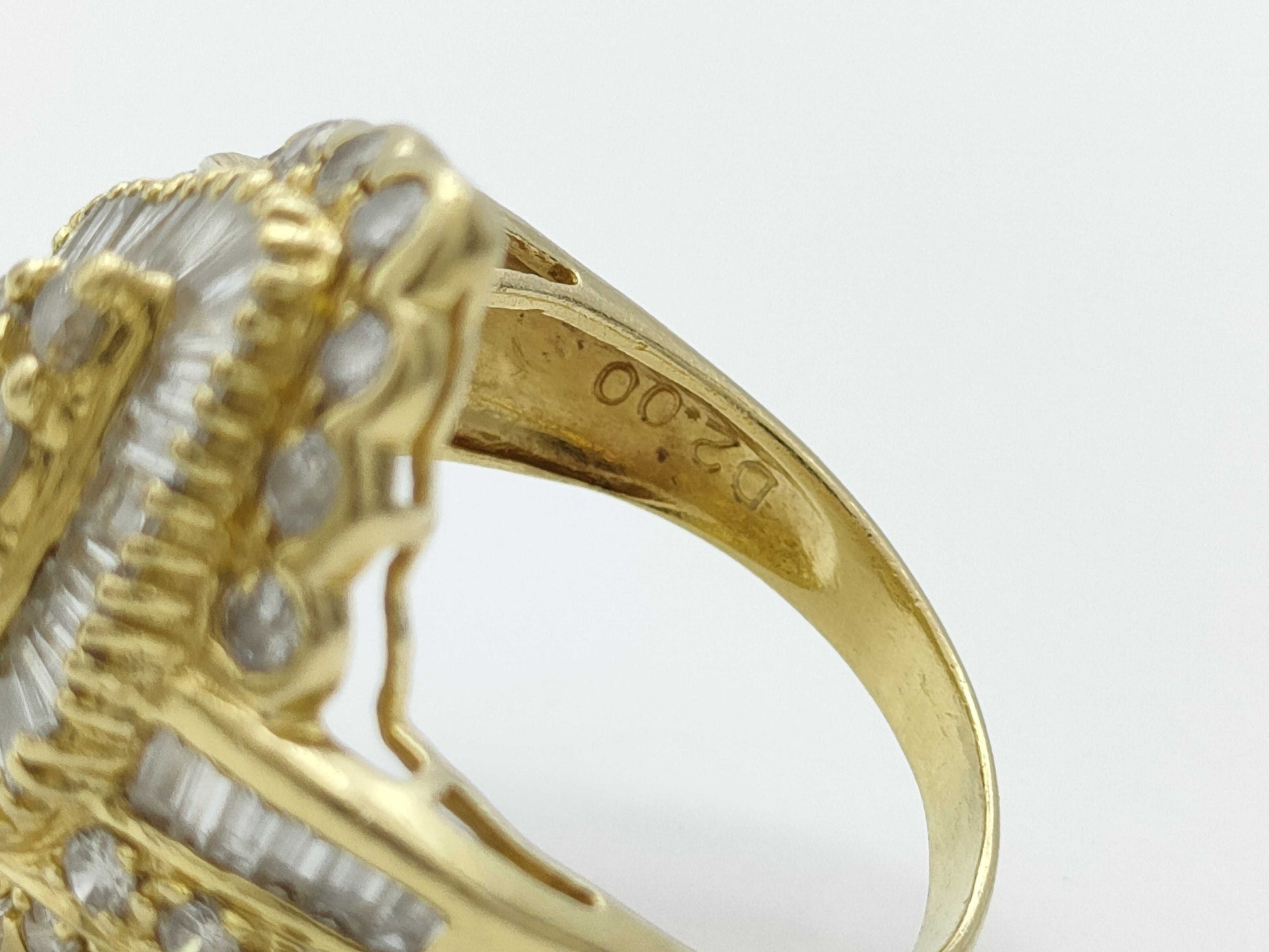 D2.00ct K18 7.5g Ring 