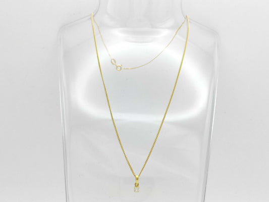 Diamond K14 3.0g Necklace 