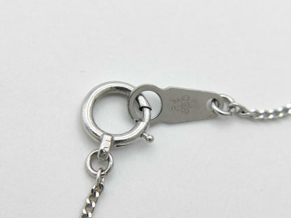 D0.46ct Pt/Pt850 3.4g Necklace 