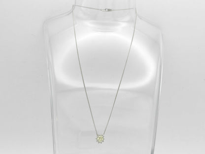 D0.46ct Pt/Pt850 3.4g Necklace 