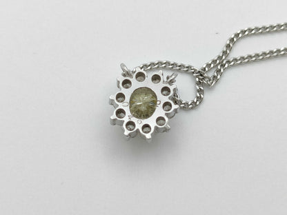 D0.46ct Pt/Pt850 3.4g Necklace 
