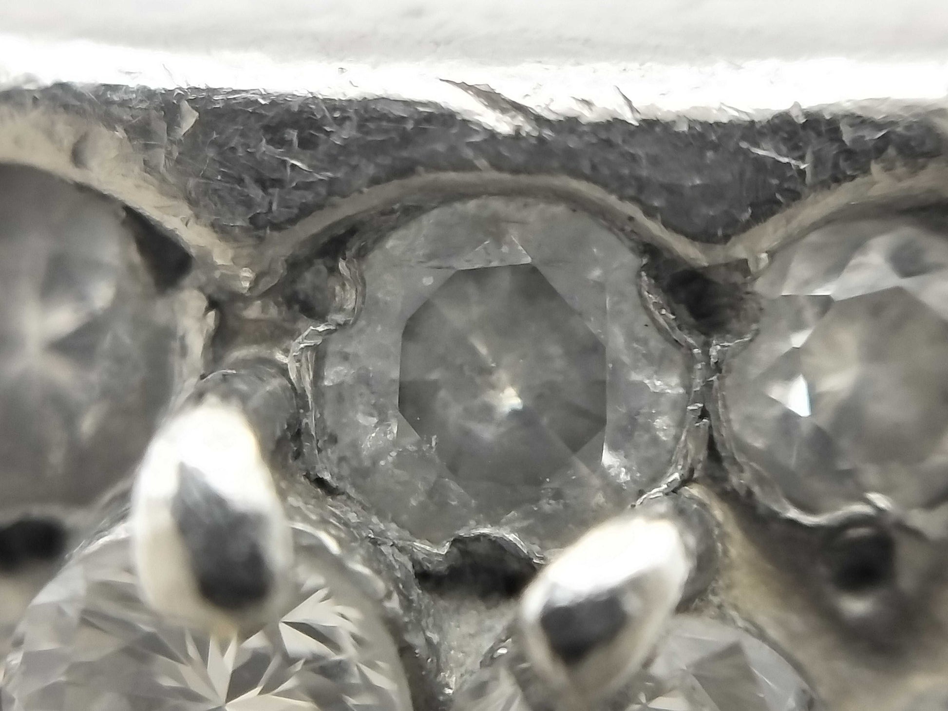 D0.52/1.64ct Pt900/K18 13.7g Ring 