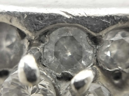 D0.52/1.64ct Pt900/K18 13.7g Ring 