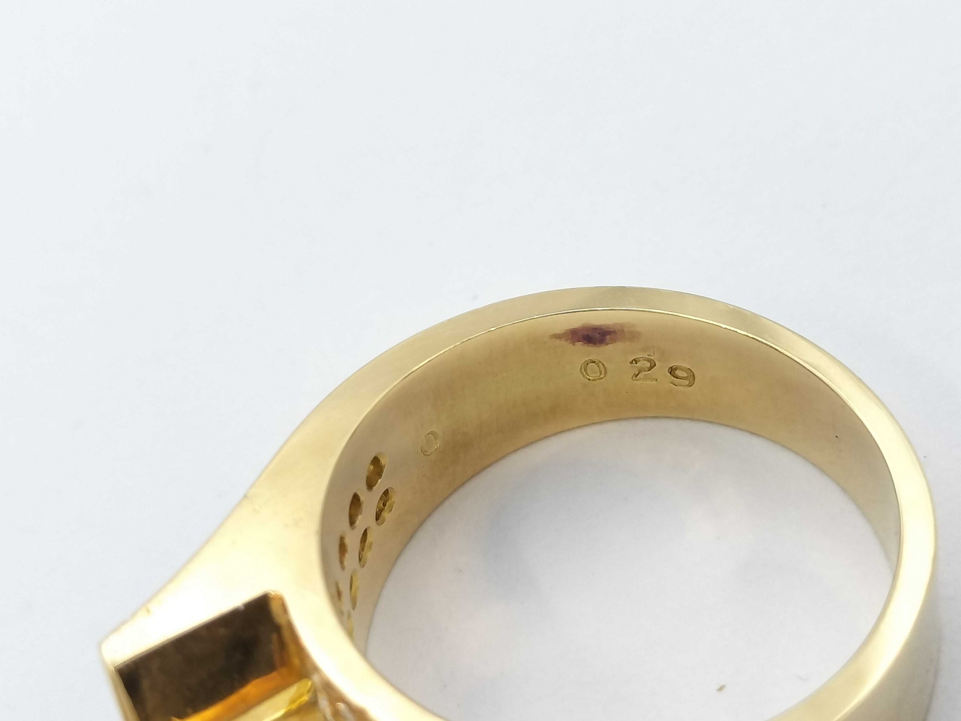Diamond FD0.29ct K18 8.1g Ring 