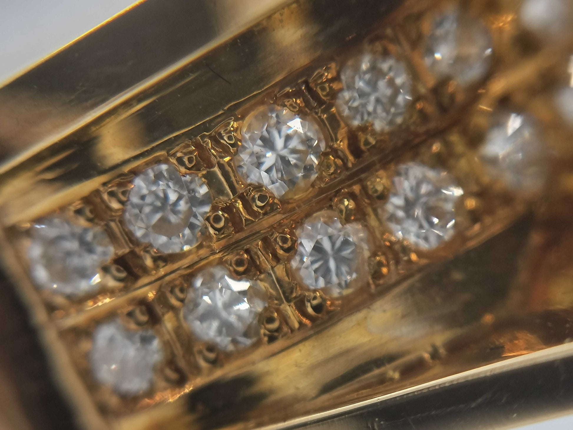Diamond FD0.29ct K18 8.1g Ring 