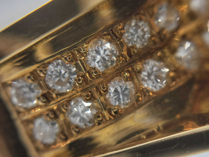 Diamond FD0.29ct K18 8.1g Ring 
