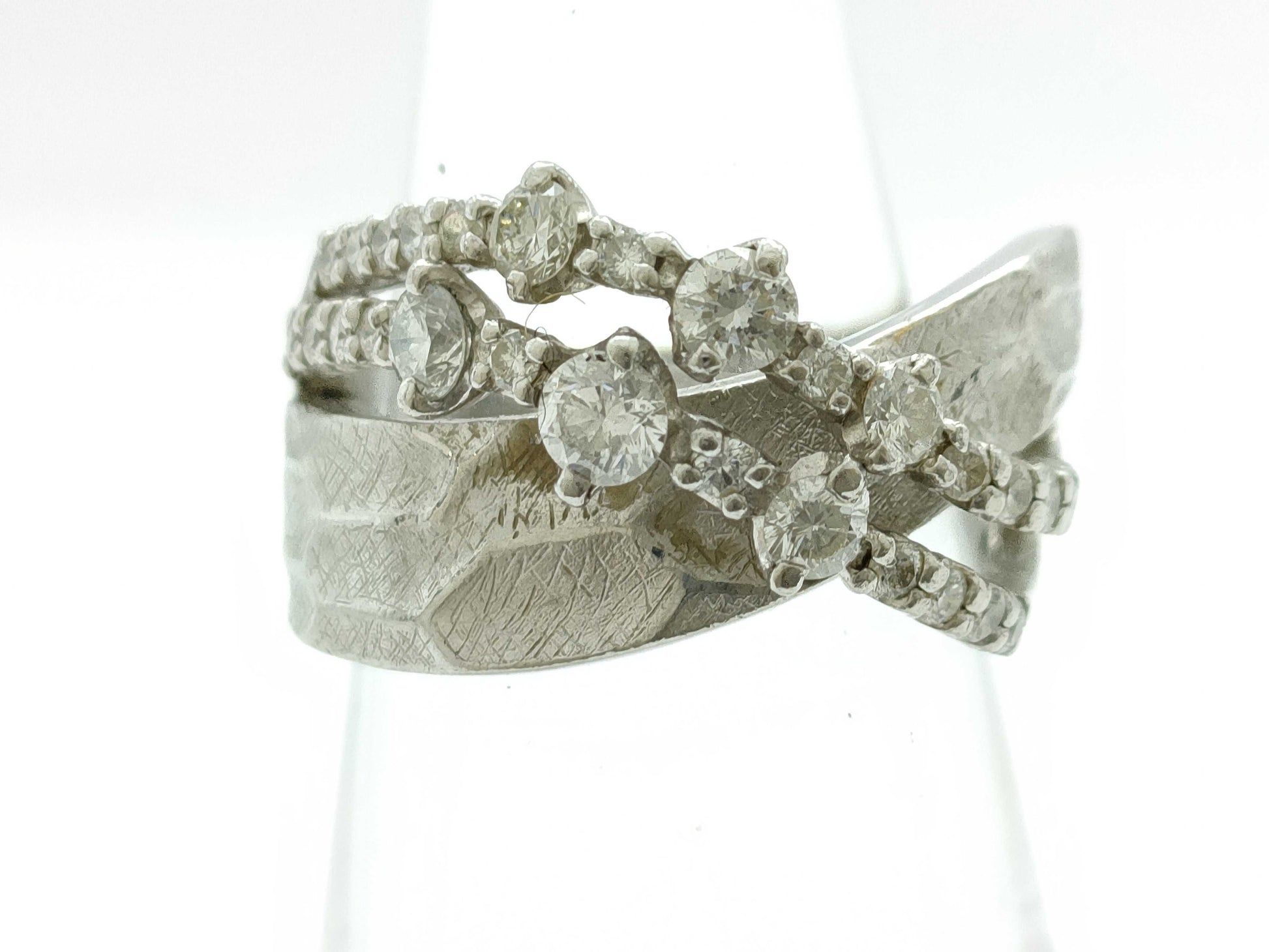 D0.70ct Pt900 12.6g Ring 