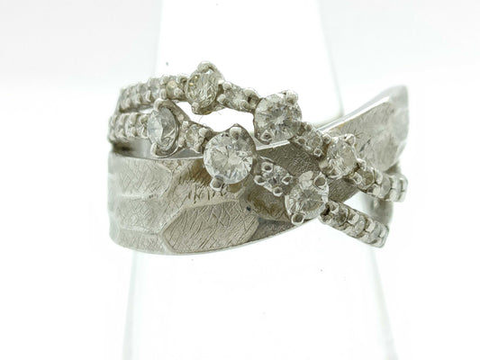 D0.70ct Pt900 12.6g Ring 