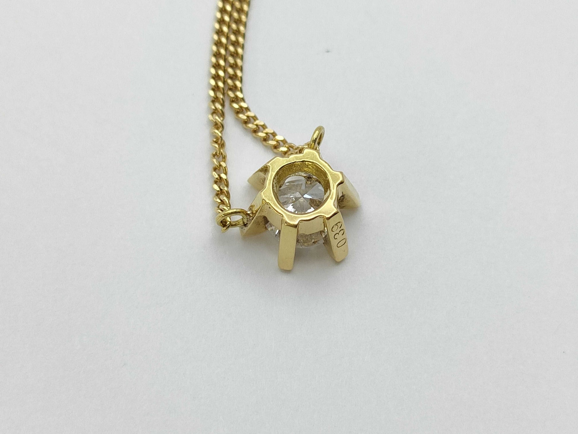 D0.39ct K18 2.5g Necklace 