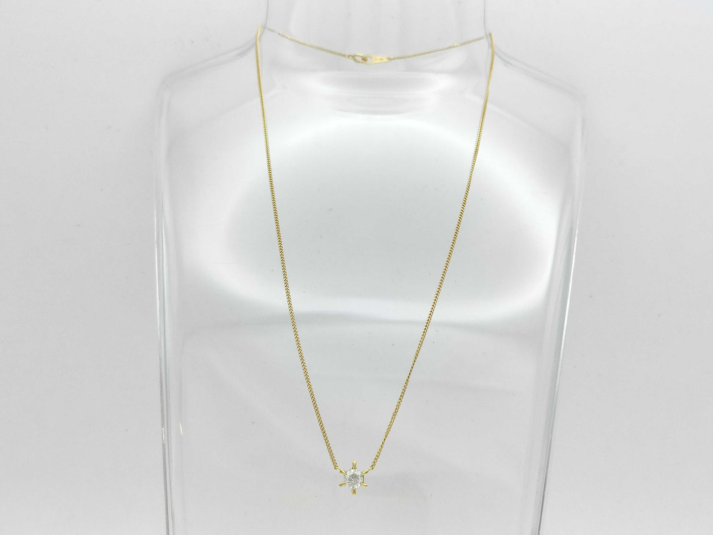 D0.39ct K18 2.5g Necklace 