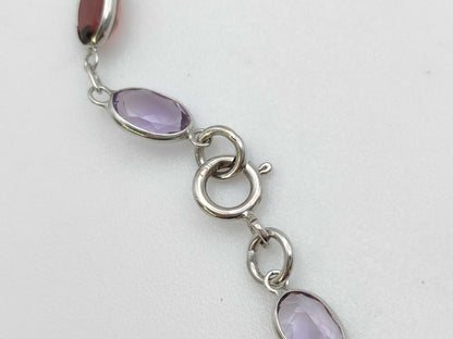 Colored Stone Multi 750 15.7g Necklace 