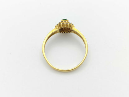 Emerald D0.22ct K18 1.9g Ring 