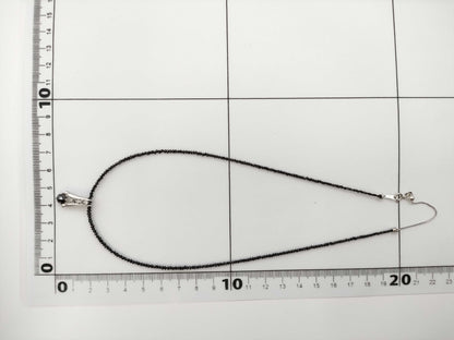 D0.77/0.09/10.03ct K18WG 4.7g Necklace 