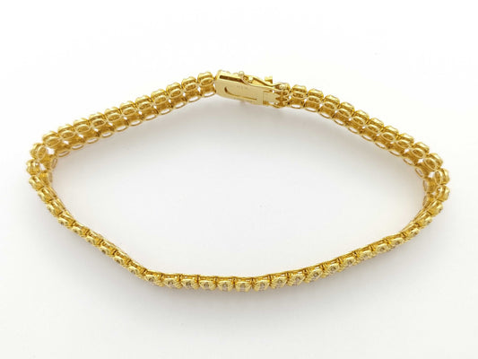 D3.00ct K18 14.3g Bracelet/Bangle 