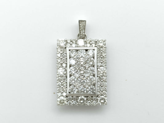 D2.55ct K18WG 5.3g Pendant Top 