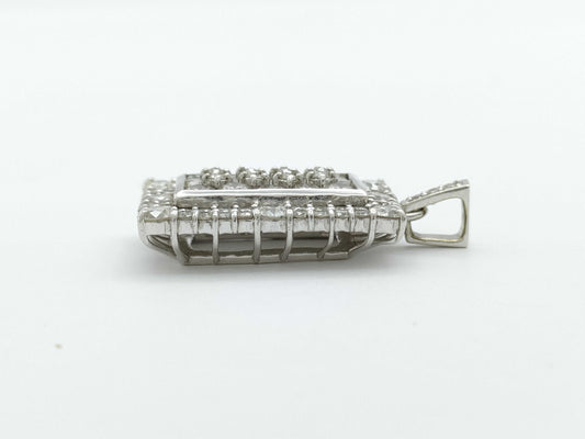 D2.55ct K18WG 5.3g Pendant Top 