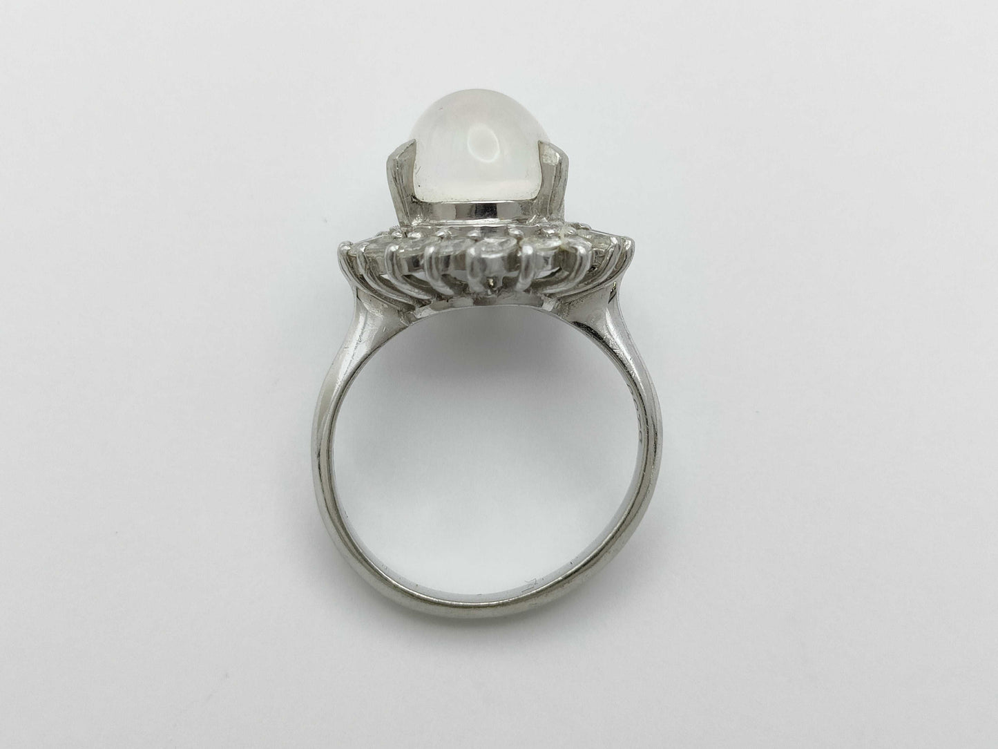 OP3.65ct D0.76ct Pt900 7.2g Ring 