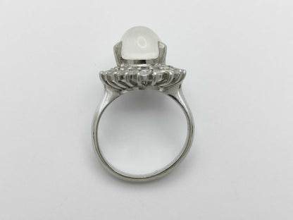 OP3.65ct D0.76ct Pt900 7.2g Ring 