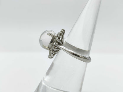 OP3.65ct D0.76ct Pt900 7.2g Ring 