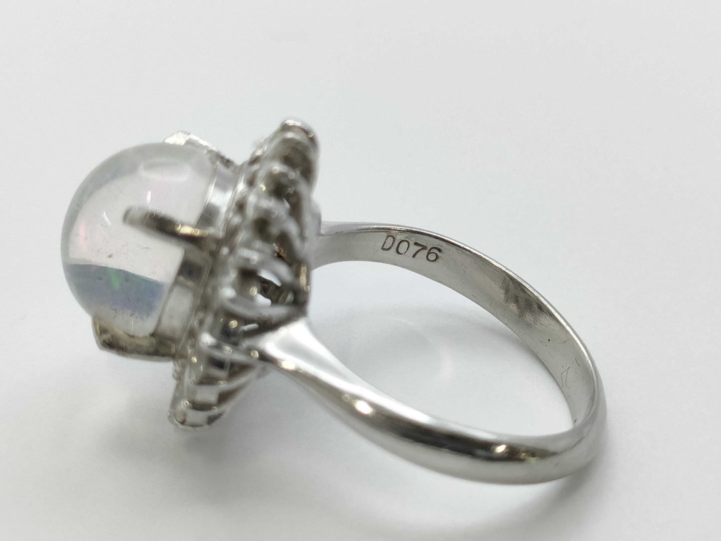 OP3.65ct D0.76ct Pt900 7.2g Ring 