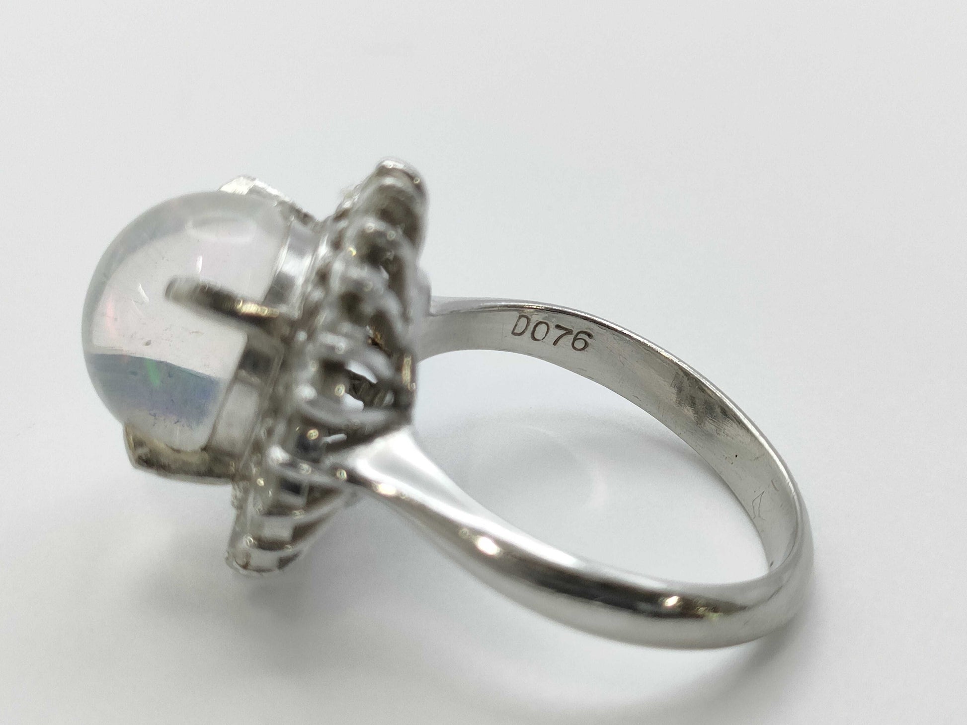 OP3.65ct D0.76ct Pt900 7.2g Ring 