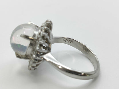 OP3.65ct D0.76ct Pt900 7.2g Ring 