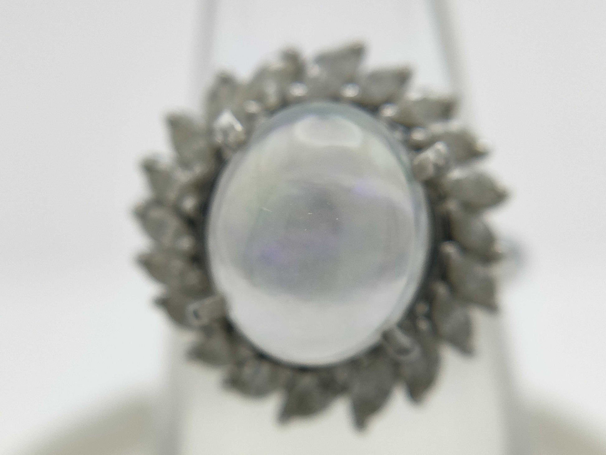 OP3.65ct D0.76ct Pt900 7.2g Ring 