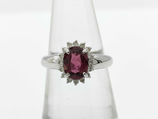 G1.46ct D0.17ct K14WG 2.8g Ring 