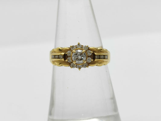 D0.40ct K18 3.5g Ring 