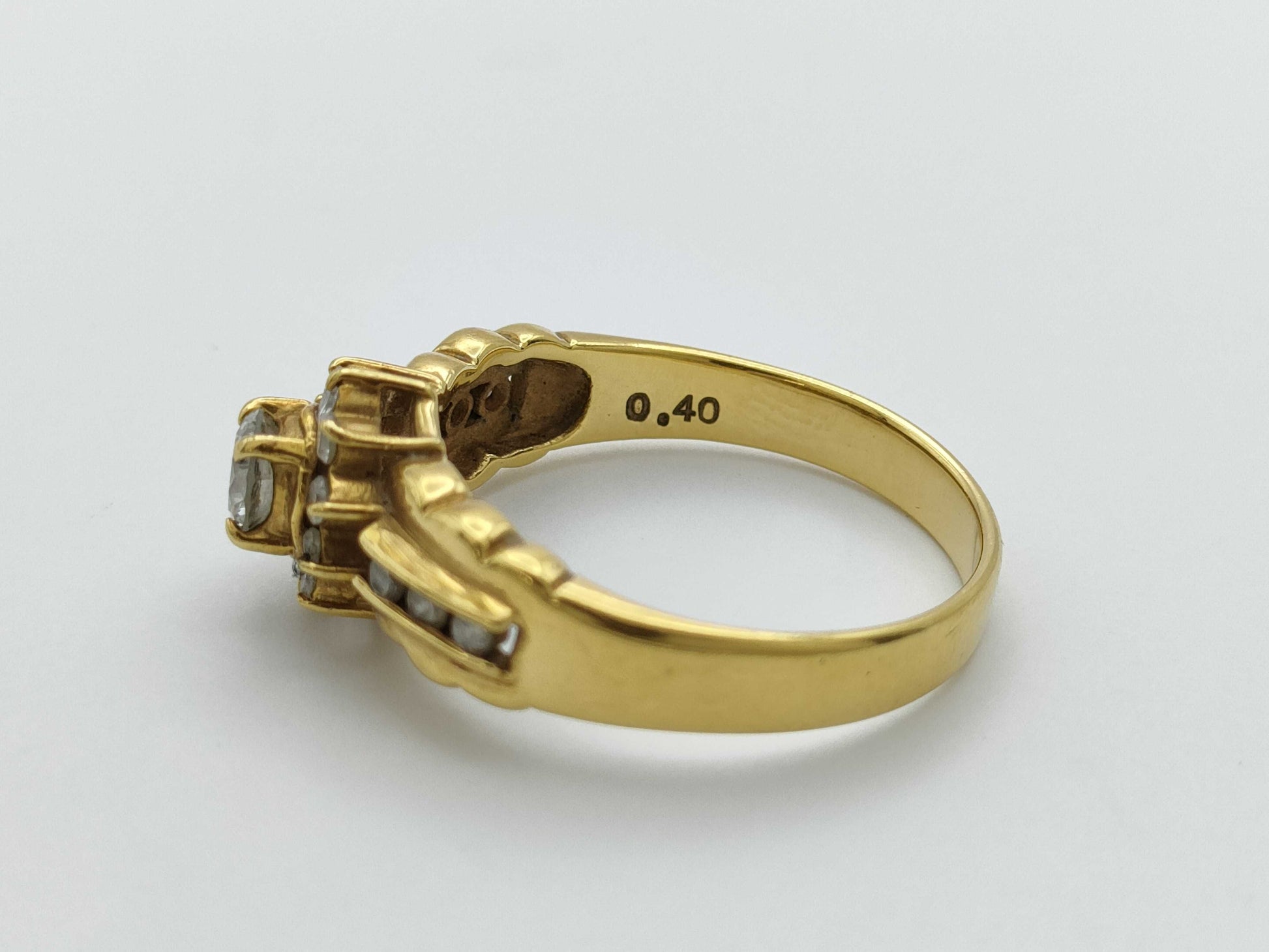 D0.40ct K18 3.5g Ring 