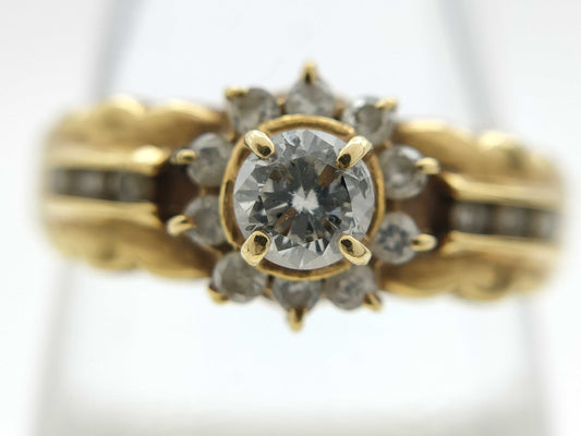 D0.40ct K18 3.5g Ring 